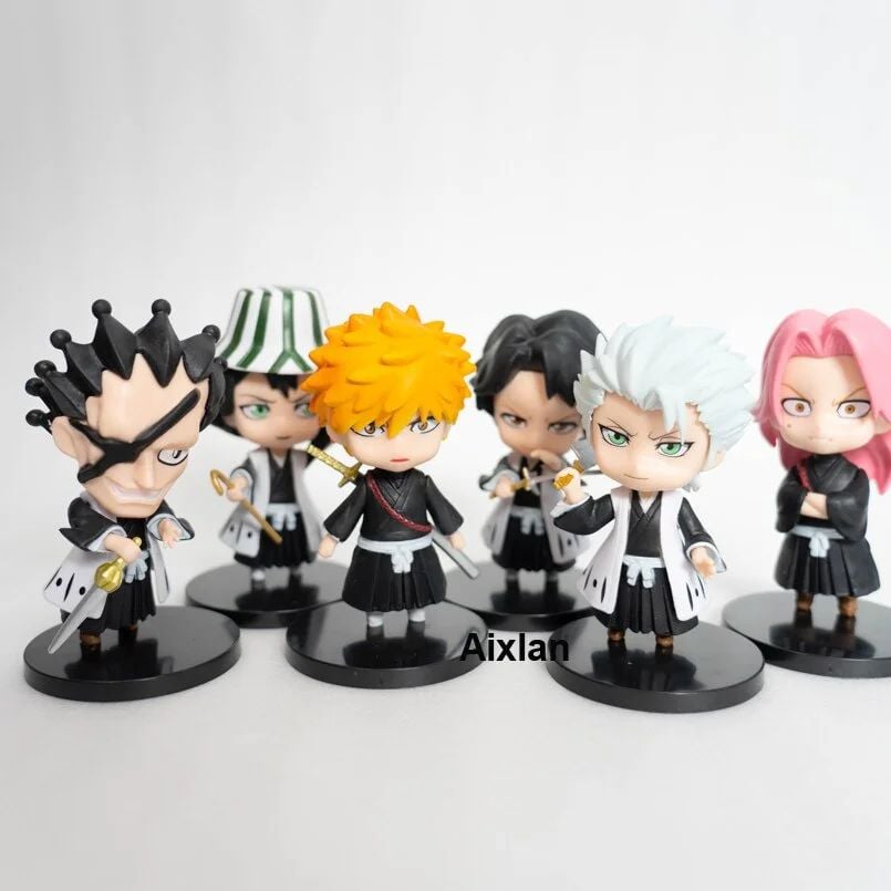 FIGURAS DE COLECCION BLEACH 6 PIEZAS 10 CM - 4