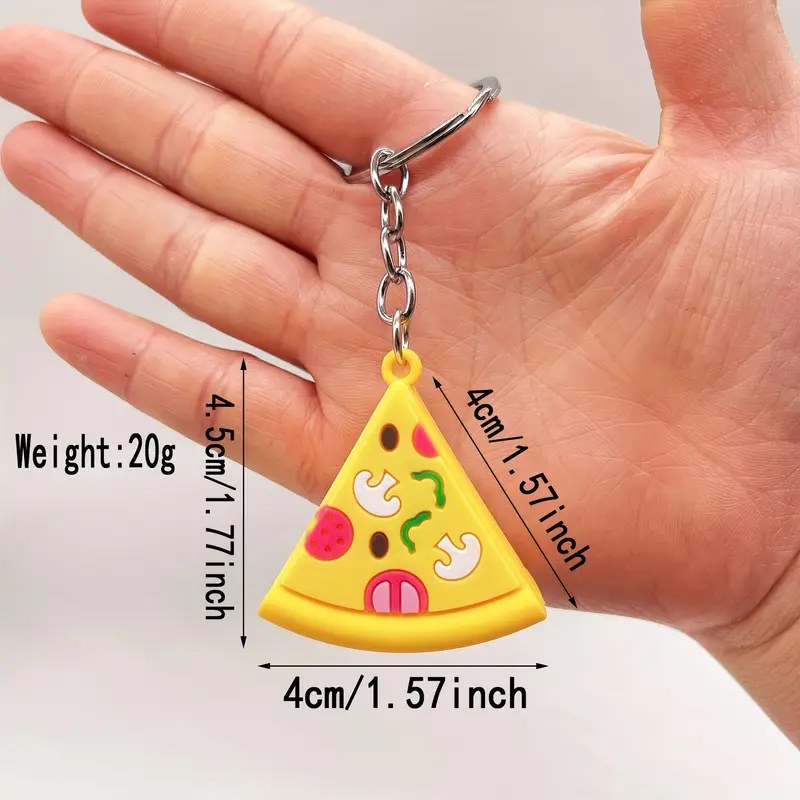 DOCENA DE LLAVEROS COMIDA CHATARRA PARA SORPRESA DE CUMPLEAÑOS - 5
