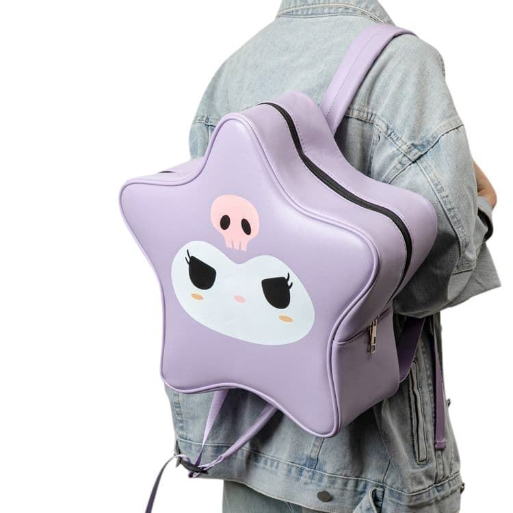 MOCHILA KUROMI ESTRELLA CUERO PU 37 CM - 1