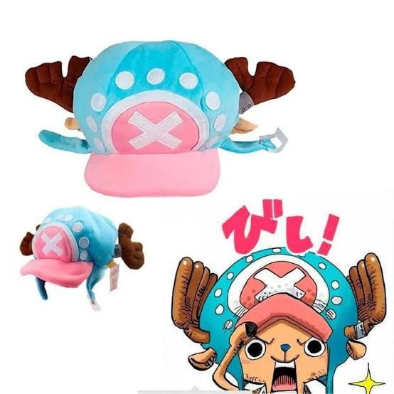 SOMBRERO DE CHOPPER ONE PIECE CELESTE - 3