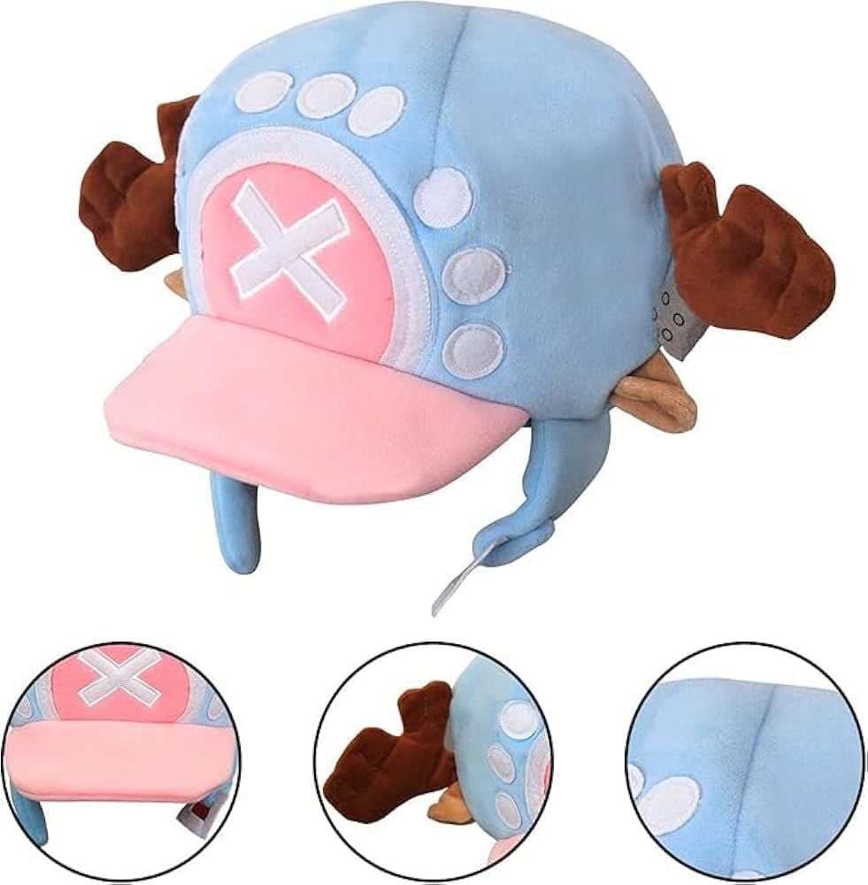 SOMBRERO DE CHOPPER ONE PIECE CELESTE - 4