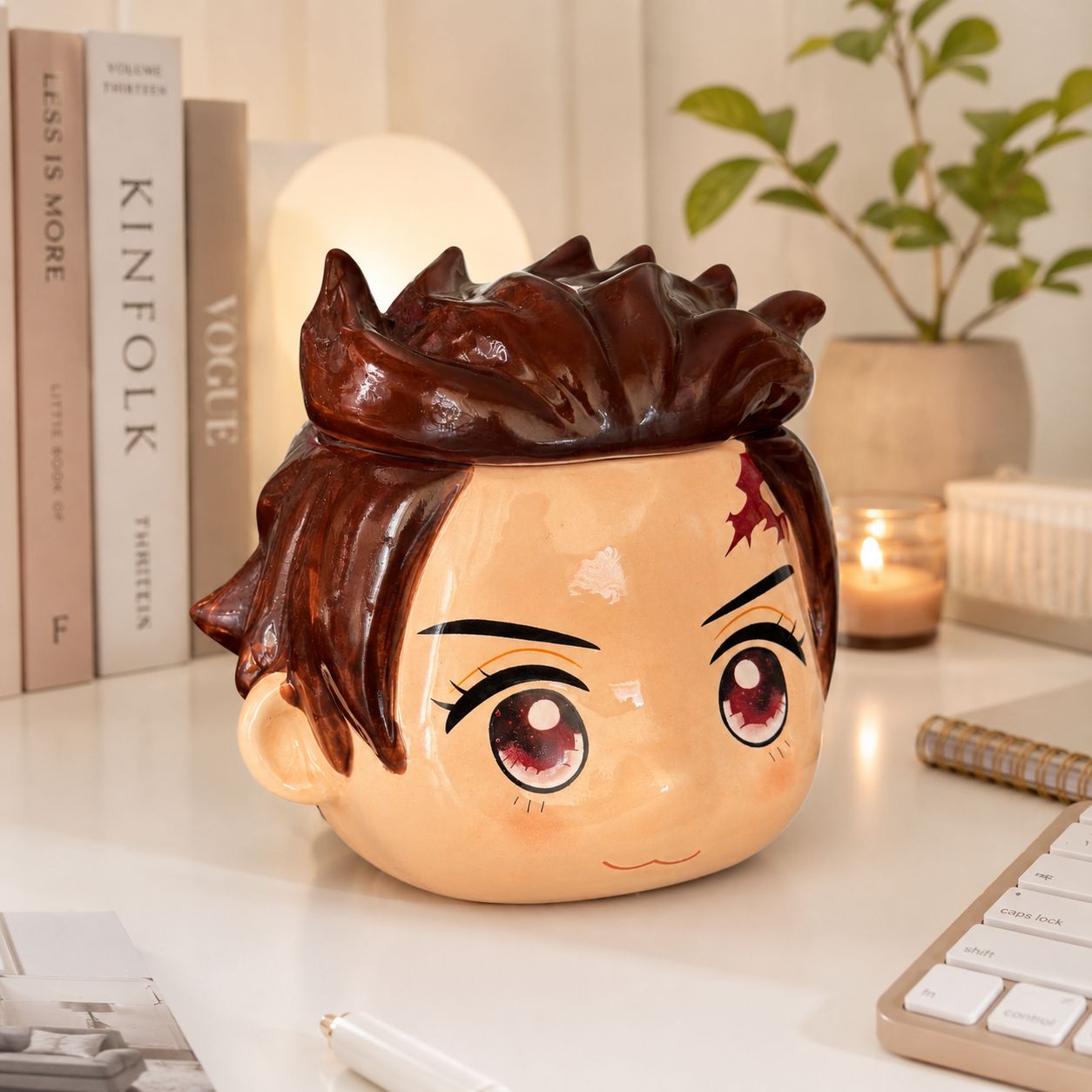 TAZA TANJIRO DEMON SLAYER 450 ML - 2