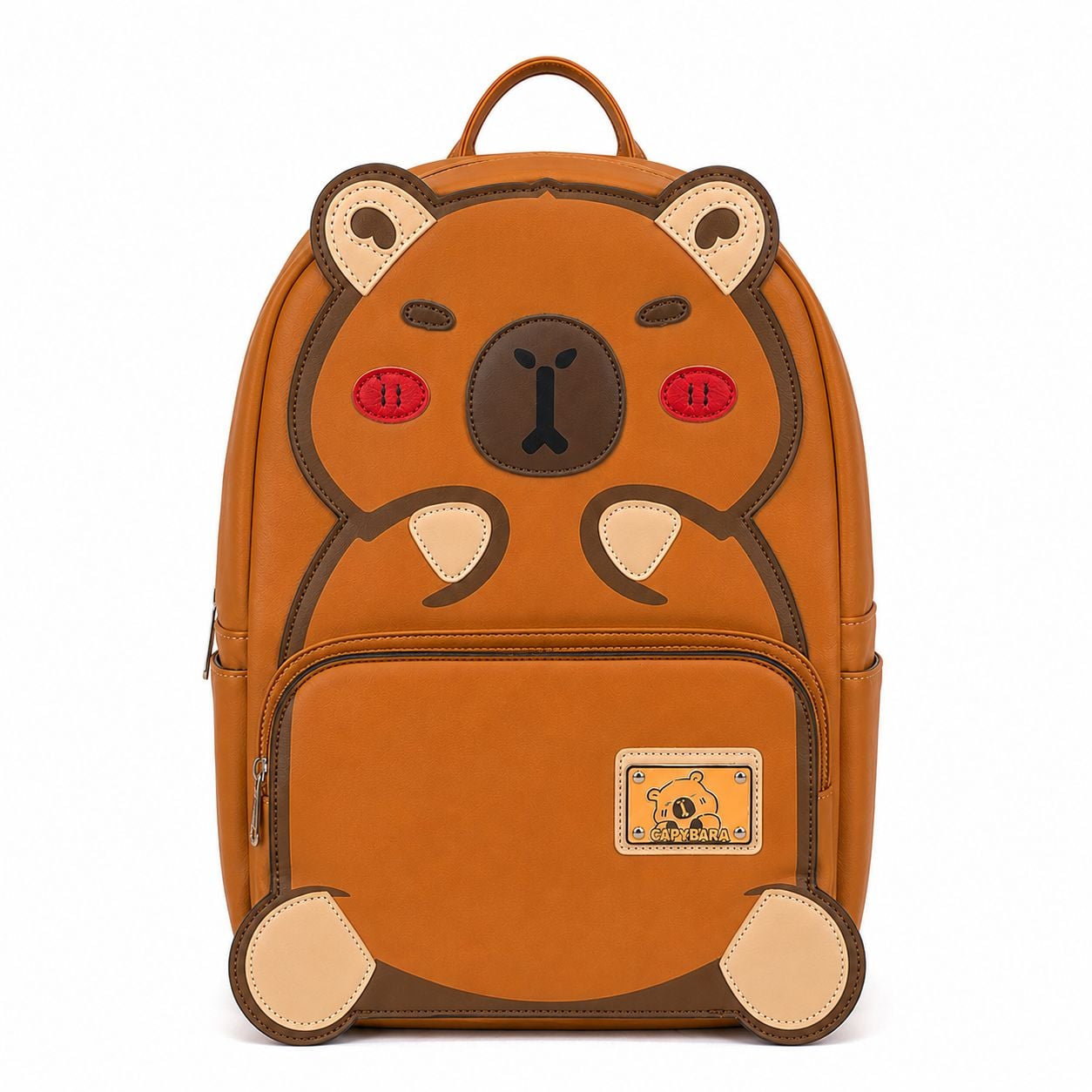 MOCHILA CAPIBARA CUERO PU TAMAÑO A4 - 1