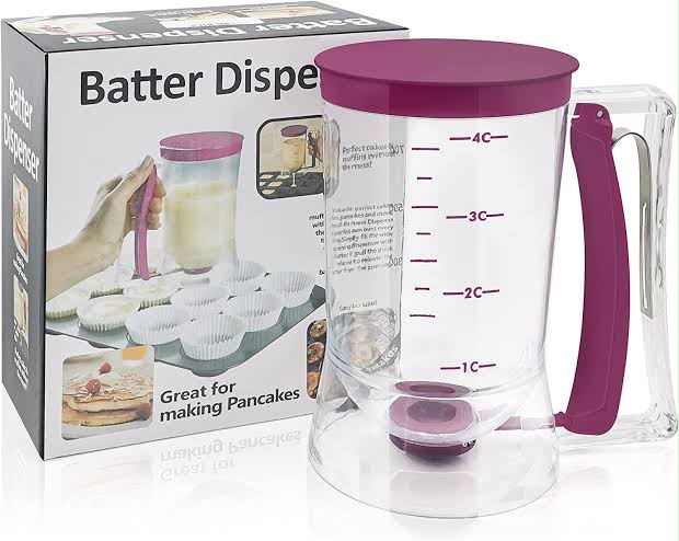 DISPENSADOR ACRÍLICO DE MASA PARA HORNEAR 900 ML - 7