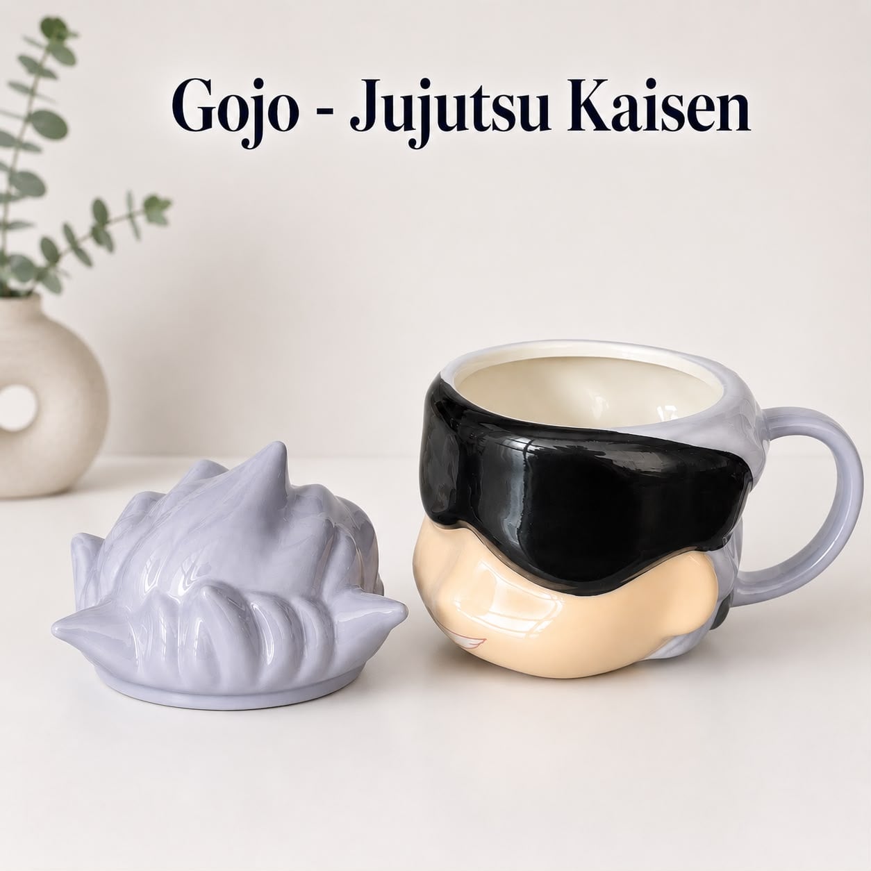 TAZA 3D GOJO JUJUTSU KAISEN DE CERÁMICA 450 ML - 2