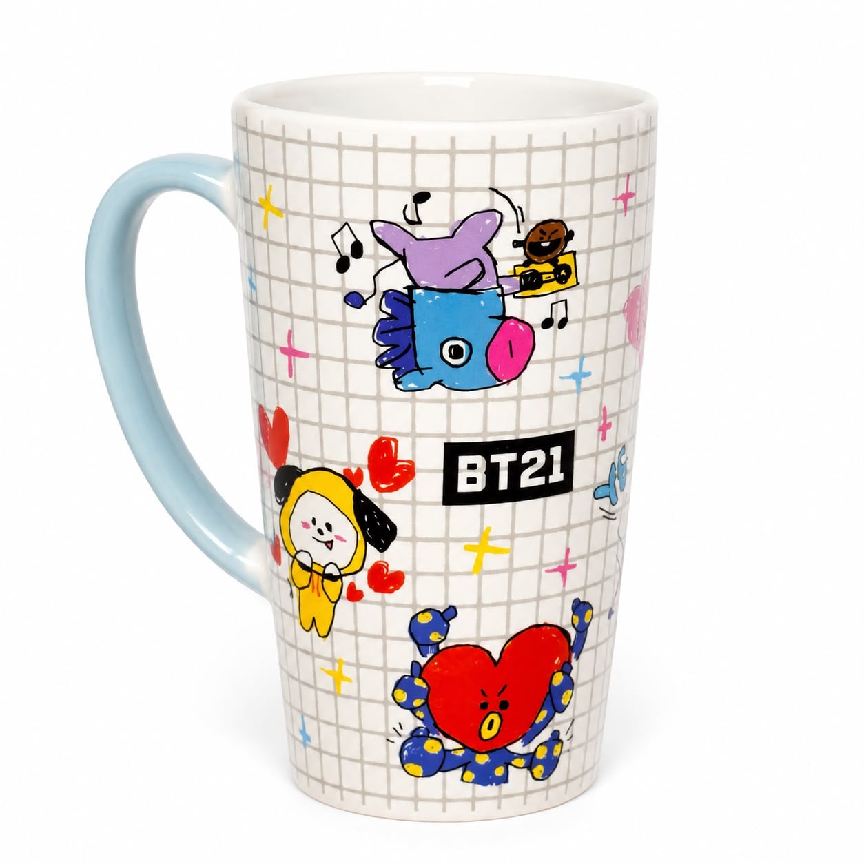 TAZA DE CERÁMICA BT21 BTS LINE FRIENDS 480 ML - 1
