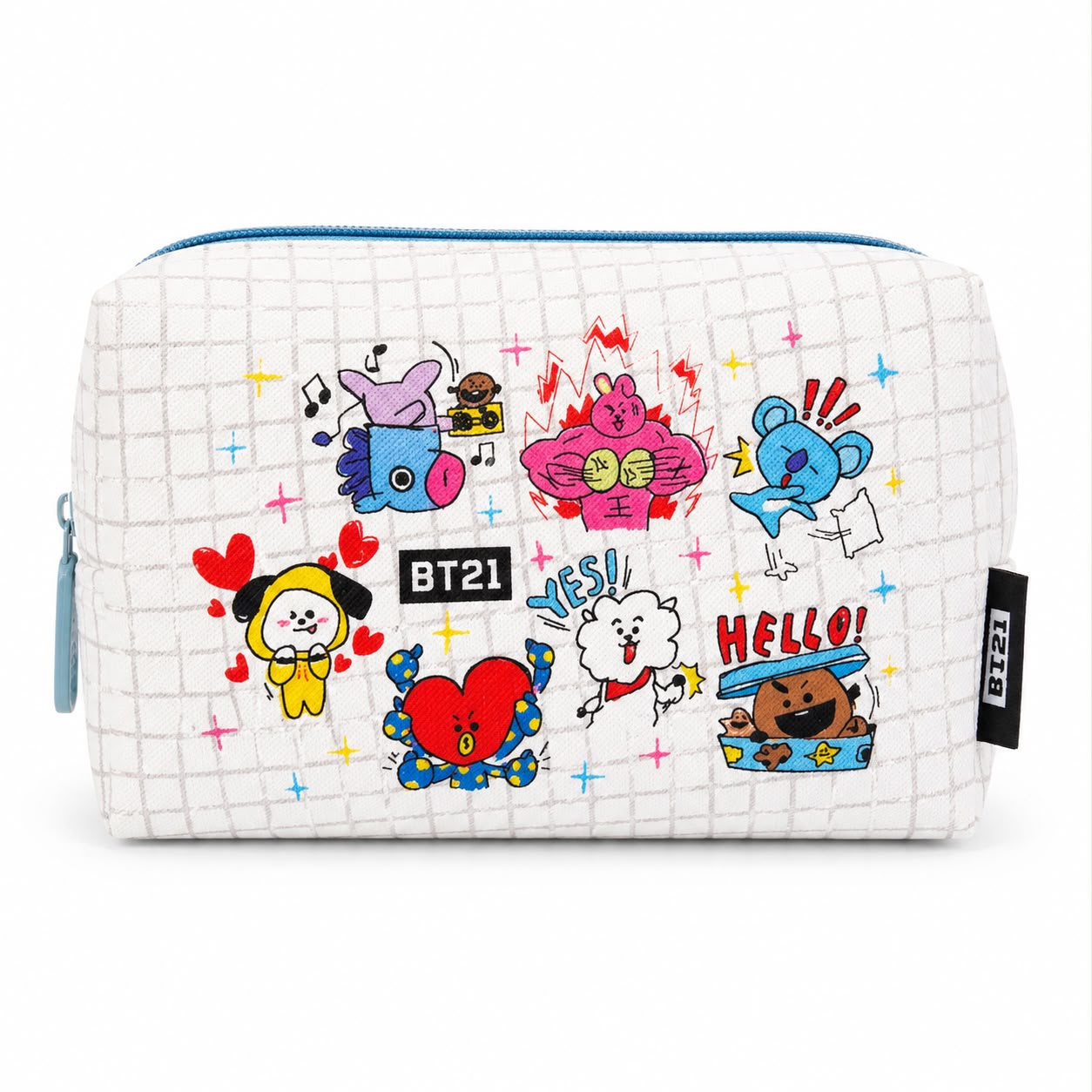 NECESER BT21 BTS LINE FRIENDS DE CUERO PU 16 CM - 1