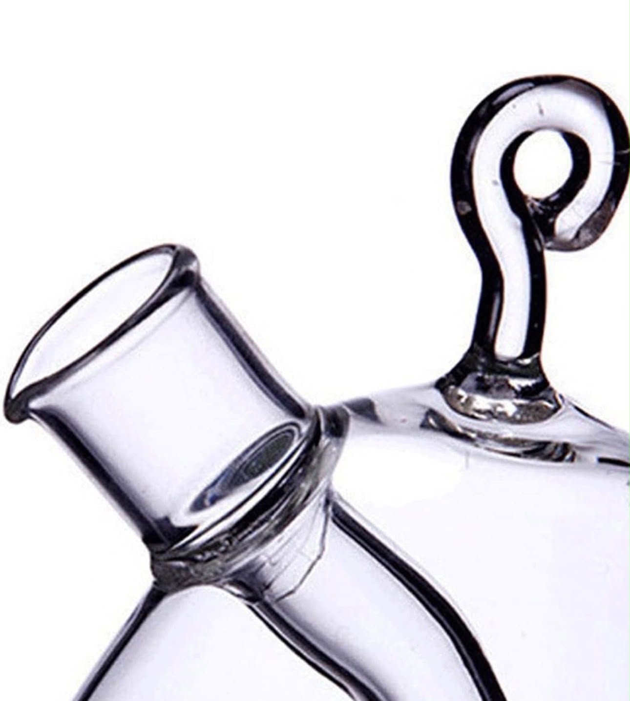 BOTELLA DISPENSADOR DE ACEITE Y VINAGRE 2 EN 1 DE VIDRIO BOROSILICATO 300 ML - 3