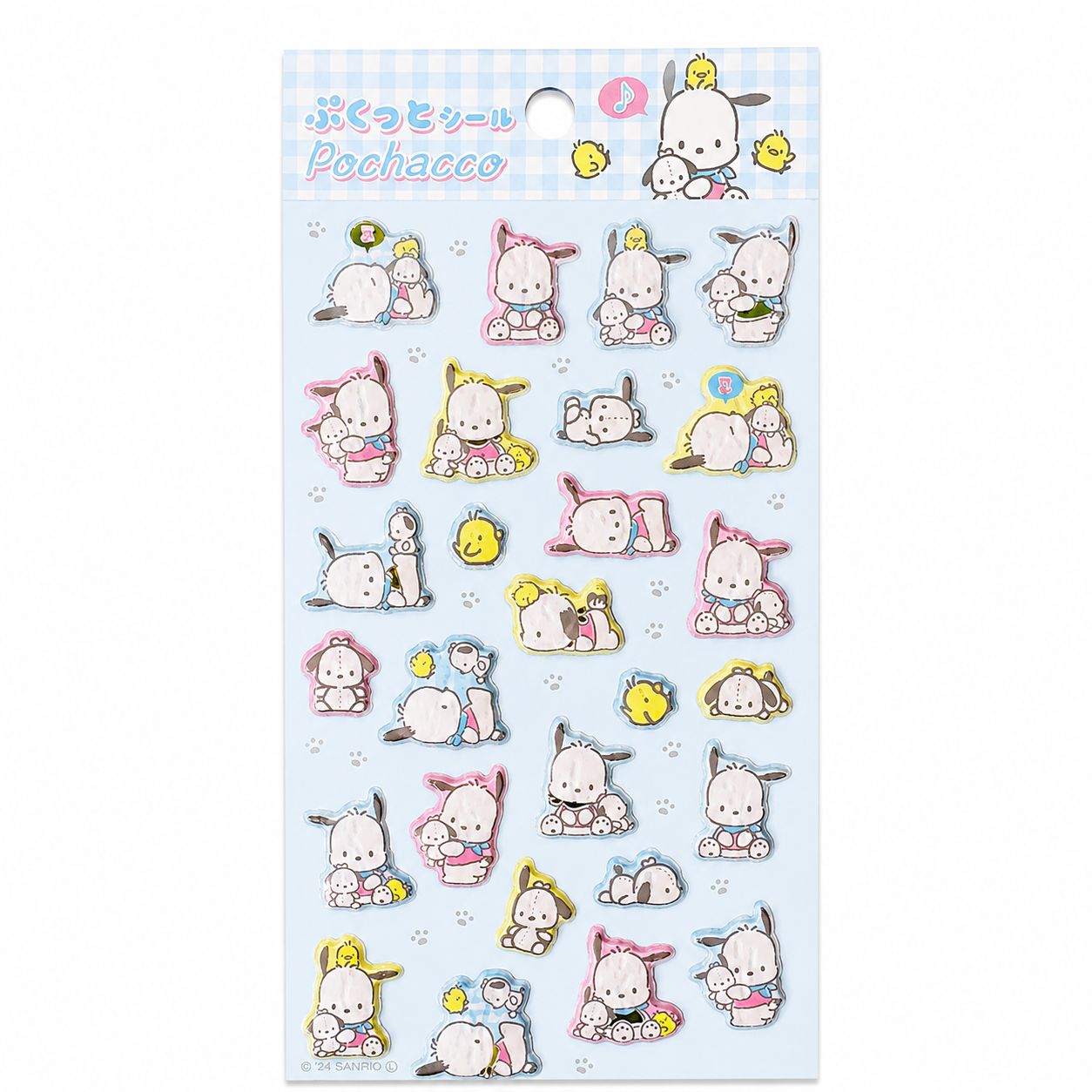SET DE 31 STICKERS 3D POCHACCO SANRIO JAPÓN - 1