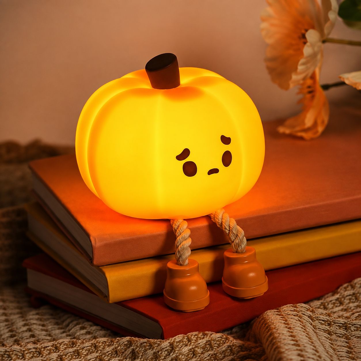 LÁMPARA INFANTIL CALABAZA INALÁMBRICA - 1