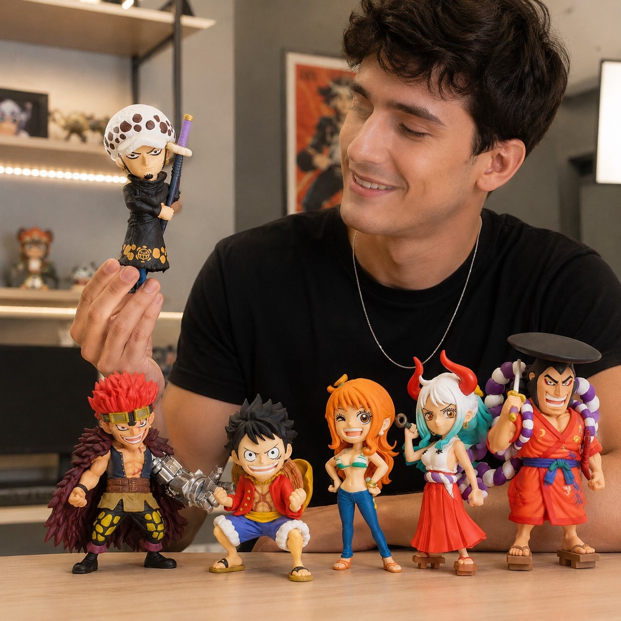 SET DE FIGURAS DE COLECCIÓN ONE PIECE 9 CM - 3