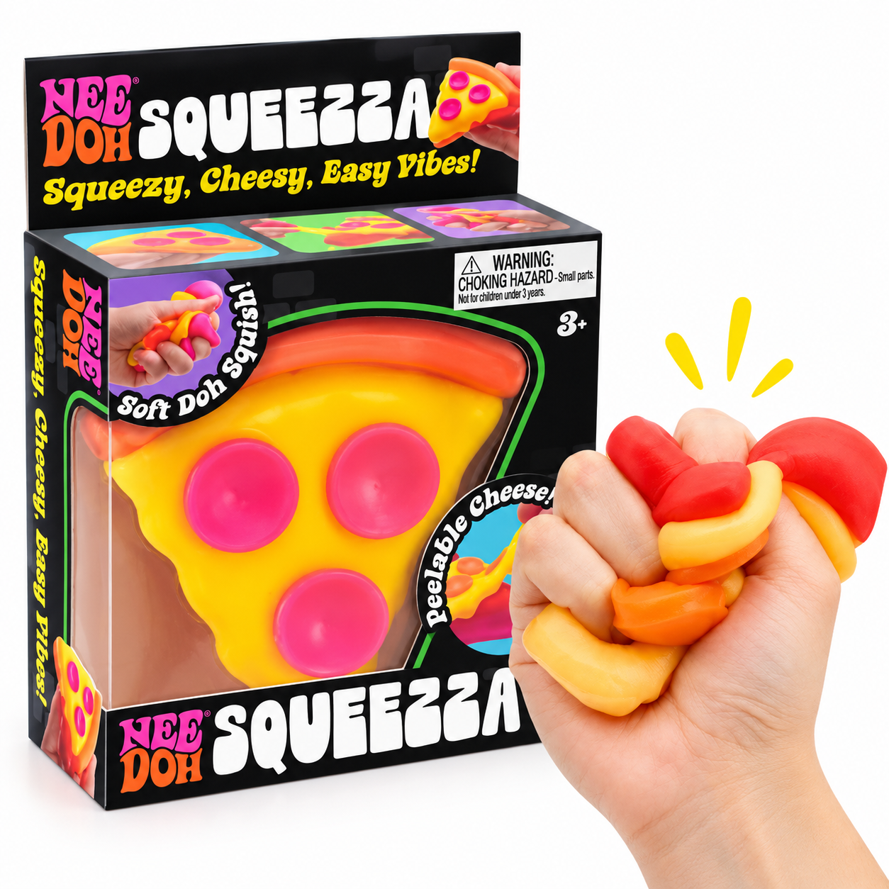 SQUISHY PIZZA 9 CM JUGUETE SENSORIAL ANTIESTRÉS - 1