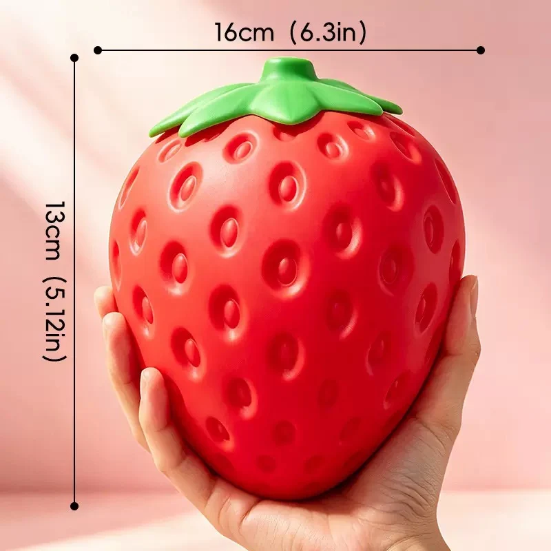 SQUISHY FRESA JUMBO 12 CM JUGUETE SENSORIAL ANTIESTRÉS - 2
