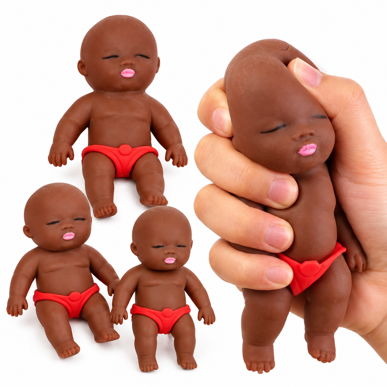 SQUISHY NATASHA BEBÉ ANTIESTRÉS 14 CM - 1