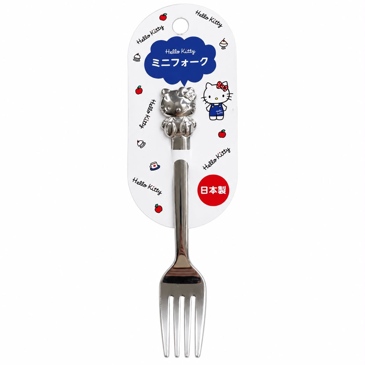 TENEDOR HELLO KITTY SANRIO 15 CM PARA POSTRES, FRUTAS Y SNACKS - 1