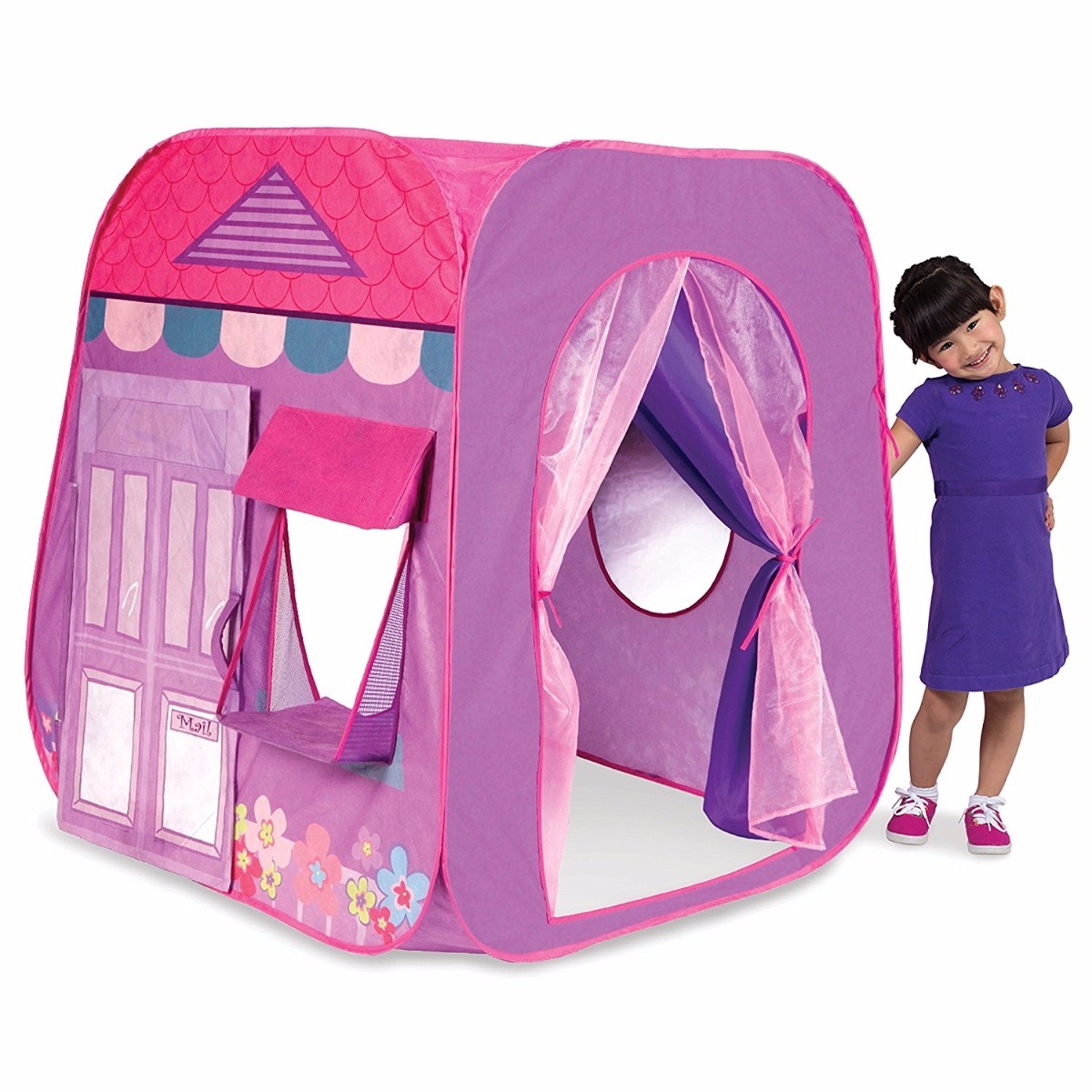 CASA DIVERTITOYS ARMABLE PARA NIÑAS MODELO BOUTIQUE COLOR LILA - 3