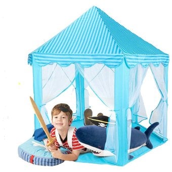 CARPA DIVERTITOYS CASTILLO PRINCESA CON LUCES MODELO TUL - TURQUESA - 1