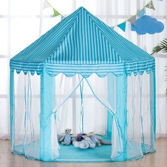 CARPA DIVERTITOYS CASTILLO PRINCESA CON LUCES MODELO TUL - TURQUESA - 2