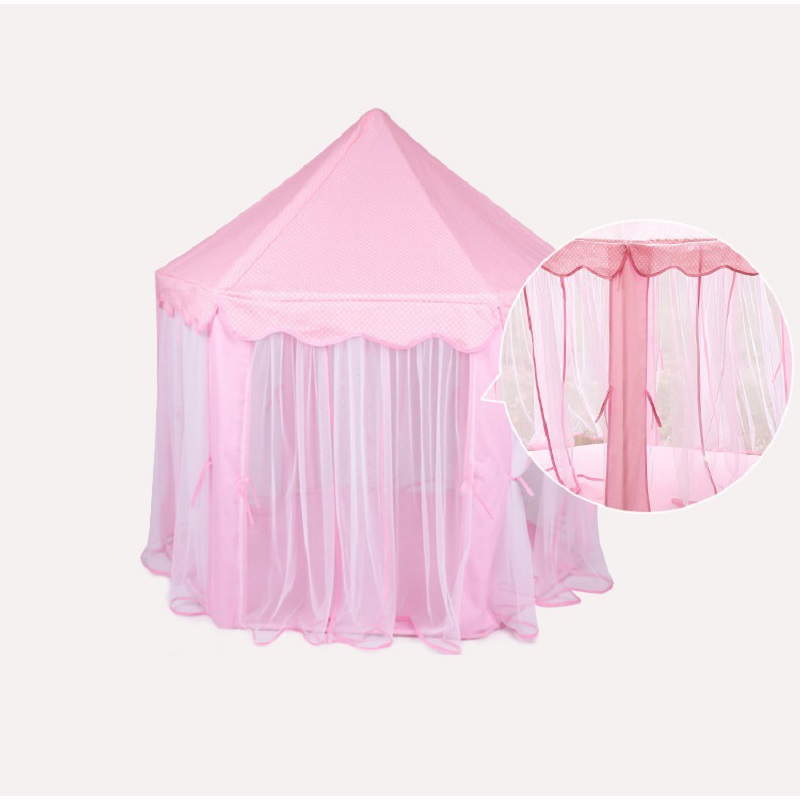 CARPA DIVERTITOYS CASTILLO ARMABLE MODELO PRINCESA TUL - ROSADO - 2