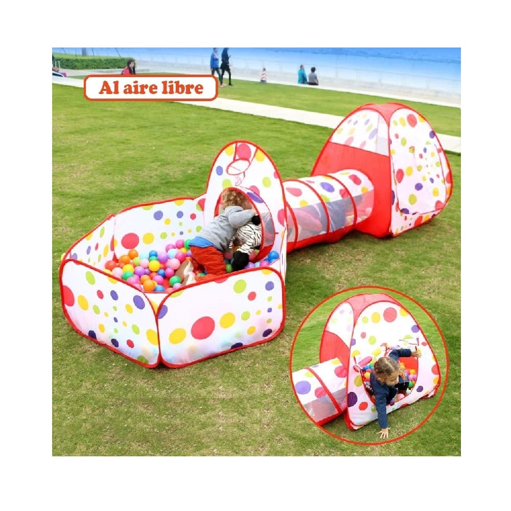 CARPA DIVERTITOYS CIRCUITO 3 EN 1 CON TÚNEL UNISEX - 2