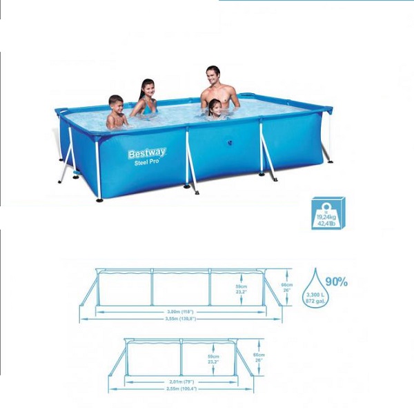 BESTWAY - PISCINA ESTRUCTURAL 300X201X66CM - 2