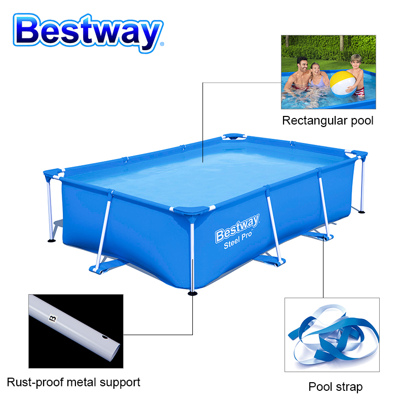 BESTWAY - PISCINA ESTRUCTURAL 259CMX170CMX61CM - 56403 - 4