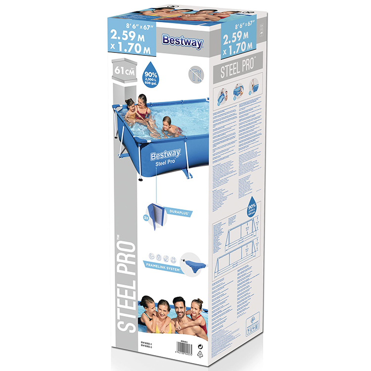 BESTWAY - PISCINA ESTRUCTURAL 259CMX170CMX61CM - 56403 - 6