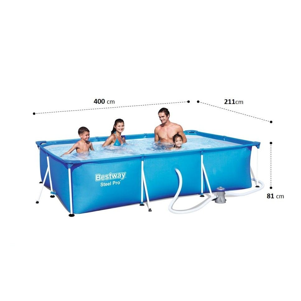 BESTWAY - PISCINA ESTRUCTURAL 400X211X81CM - 1