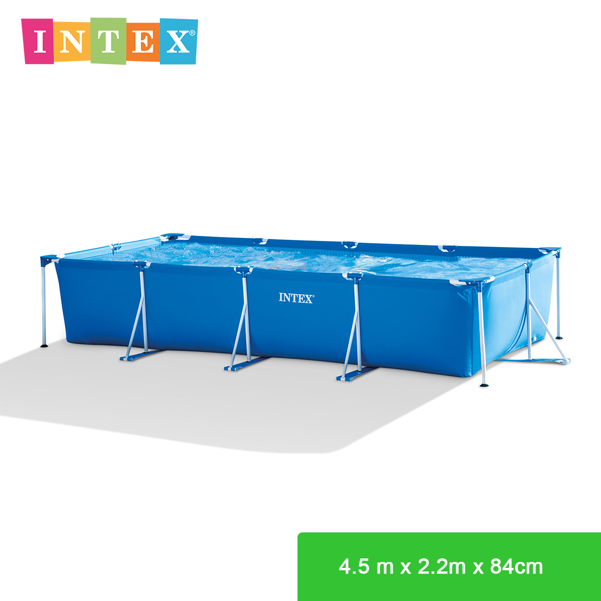 PISCINA ESTRUCTURAL FAMILIAR RECTANGULAR 450X220X84 - INTEX - 3