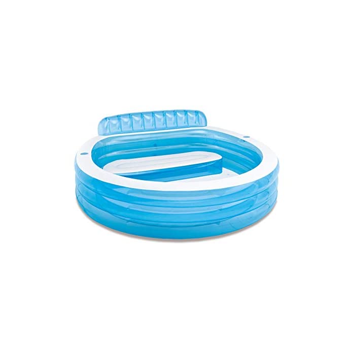 INTEX - PISCINA INFLABLE CON ASIENTO  229X 218X79 CM - 1