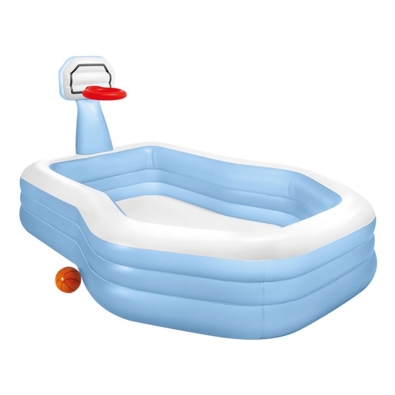INTEX - PISCINA INFLABLE INFANTIL CON BASQUET 188X257X130 - 1