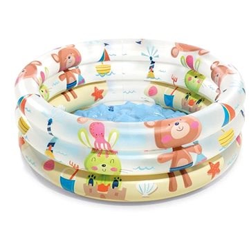 INTEX - PISCINA PARA BEBÉ 3 ANILLOS OSITOS - 1