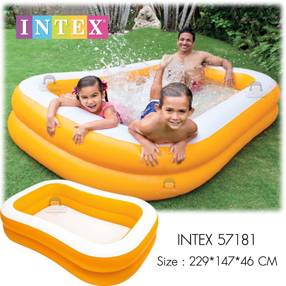 INTEX-PISCINA FAMILIAR RECTANGULAR 229X147X46CM - 3