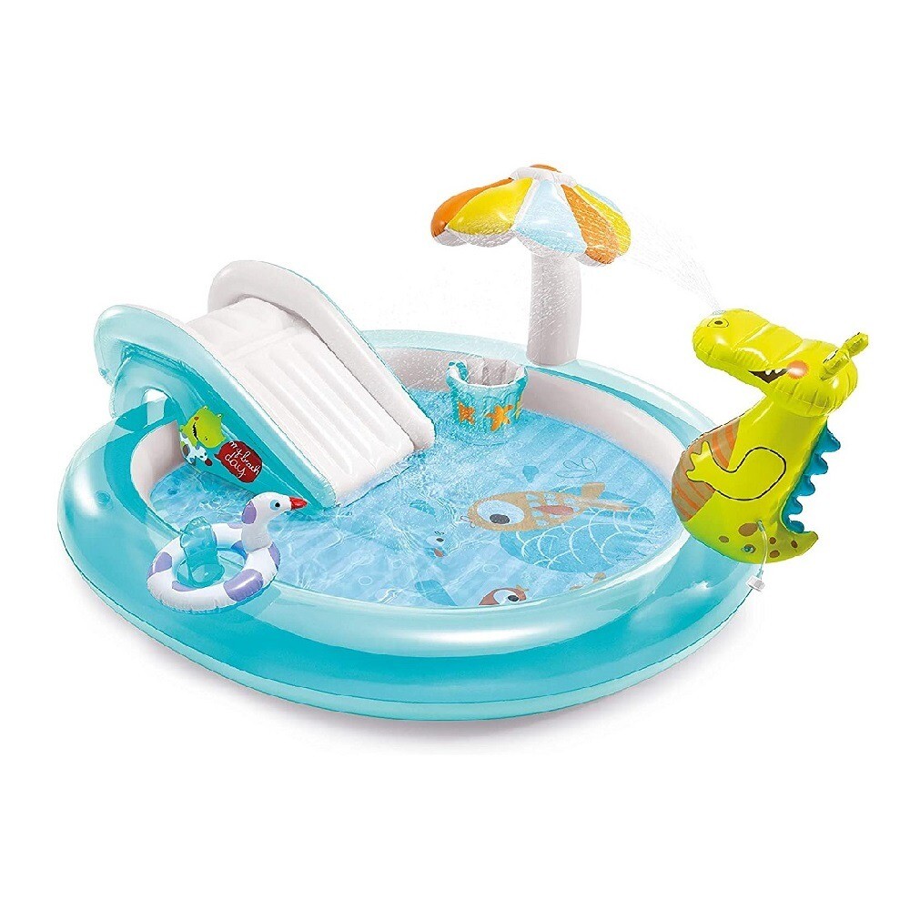 INTEX - PISCINA BAÑERA INFLABLE CENTRO DE JUEGOS DRAGON - 1