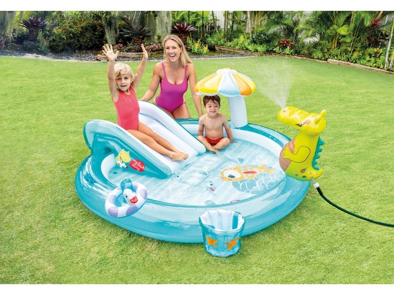 INTEX - PISCINA BAÑERA INFLABLE CENTRO DE JUEGOS DRAGON - 2