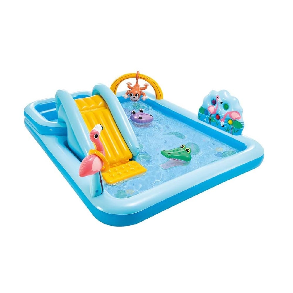 PISCINA INFLABLE JUEGOS AVENTURA ACUÁTICA EN LA JUNGLA - 1