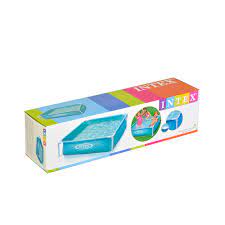 INTEX-PISCINA ESTRUCTURAL  RECTANGULAR PARA NIÑOS 122X122X30CM - 5