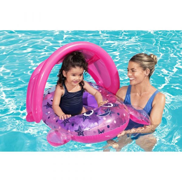 BESTWAY - FLOTADOR INFLABLE INFANTIL CANGREJO CON TECHO - 2