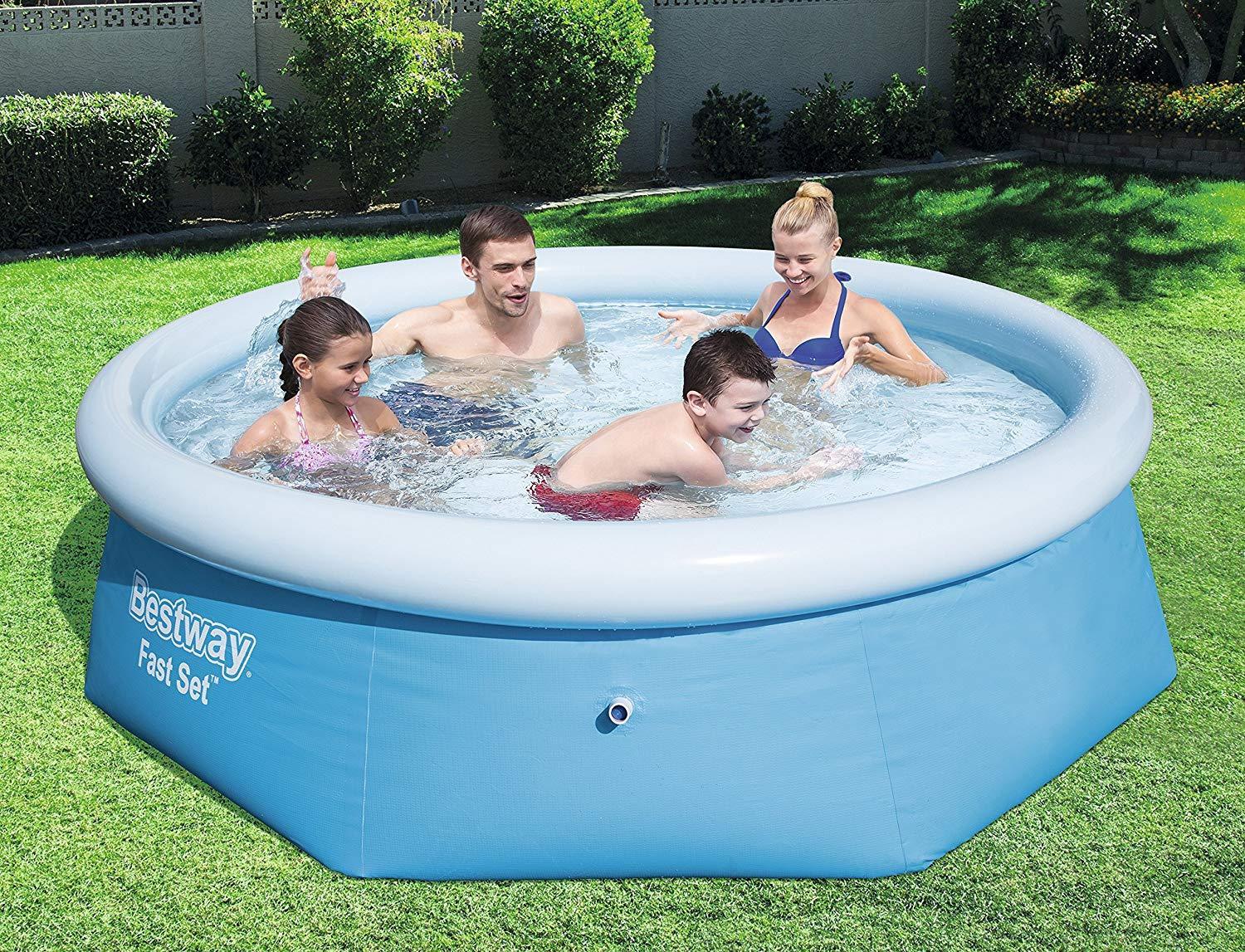 BESTWAY - PISCINA CON BORDE INFLABLE DE 244M X 66CM - 3