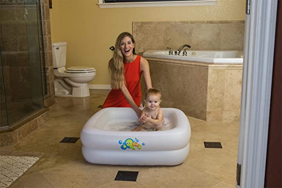 BESTWAY - PISCINA INFLABLE INFANTIL BAÑERA BEBÉ  86X86X25CM. - 2