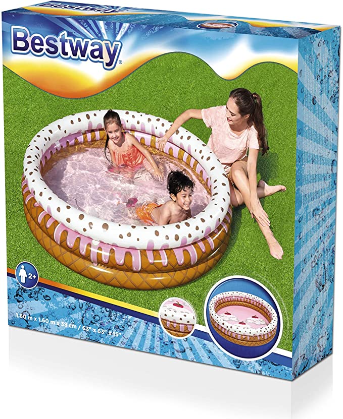 BESTWAY - PISCINA INFLABLE INFANTIL HELADO 138 X 60 CM - 3