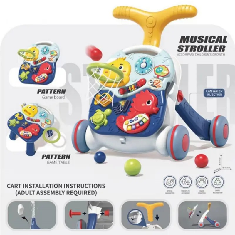 CAMINADOR PARA BEBE 3 EN 1 CON CENTRO DE ACTIVIDADES - 5