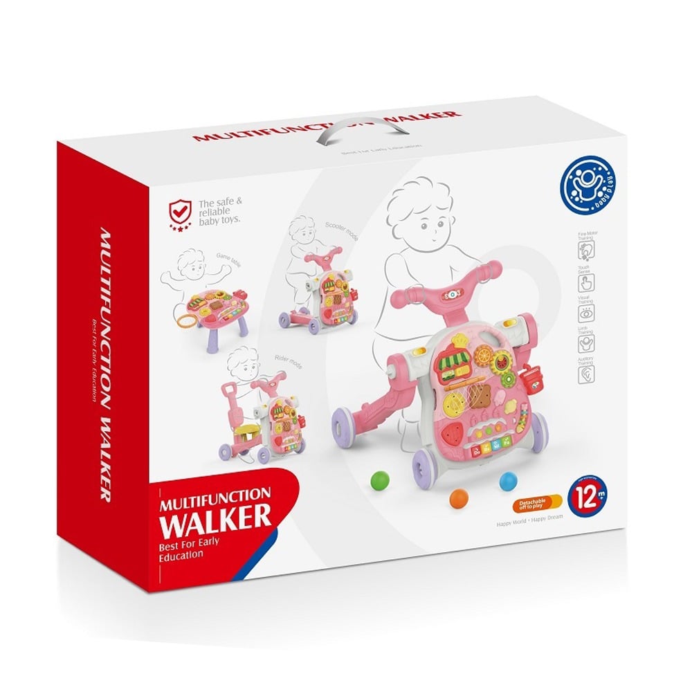 CAMINADOR PARA BEBE 4 EN 1 CON CENTRO DE ACTIVIDADES - 1