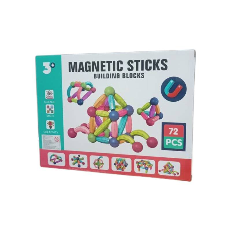 BLOQUES DE CONSTRUCCIÓN MAGNETICOS - 72 PCS - 5