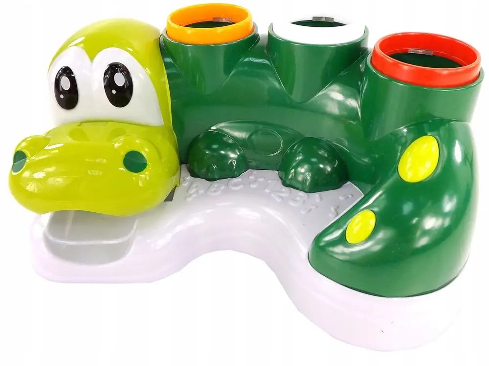 JUEGO DE ESTIMULACIÓN DIDÁCTICO COCODRILO LUZ MÚSICA BEBÉ - 2