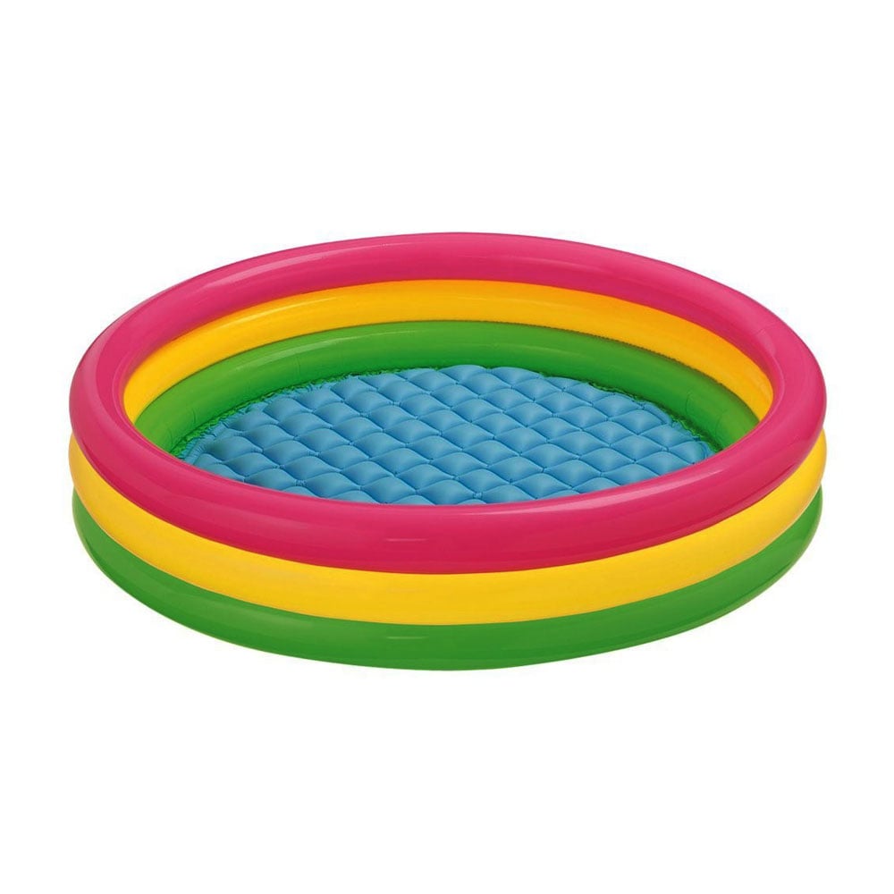 INTEX - PISCINA INFLABLE MULTICOLOR CON BASE INFLABLE - 1
