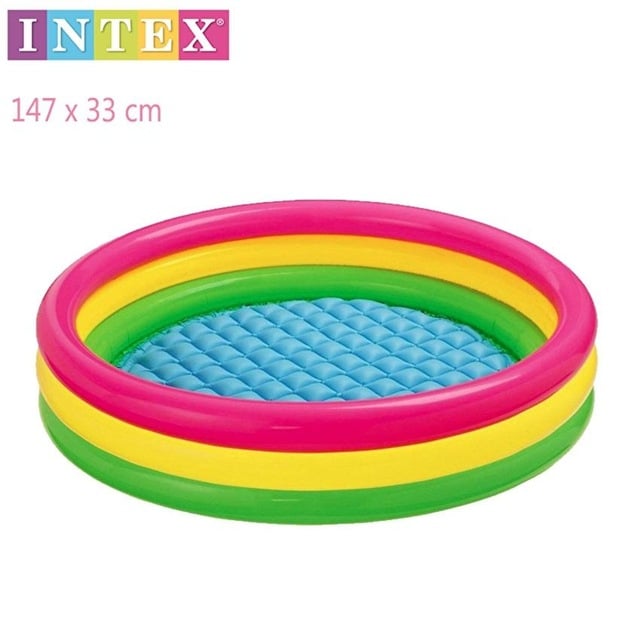 INTEX - PISCINA INFLABLE MULTICOLOR CON BASE INFLABLE - 3