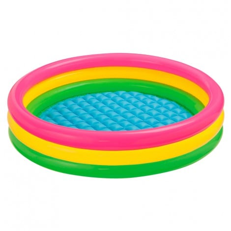INTEX - PISCINA INFLABLE MULTICOLOR CON BASE INFLABLE 114X 25 CM - 1