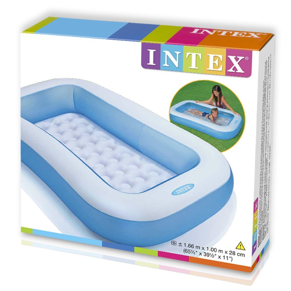 INTEX - PISCINA INFLABLE RECTÁNGULO CON BASE INFLABLE - 2