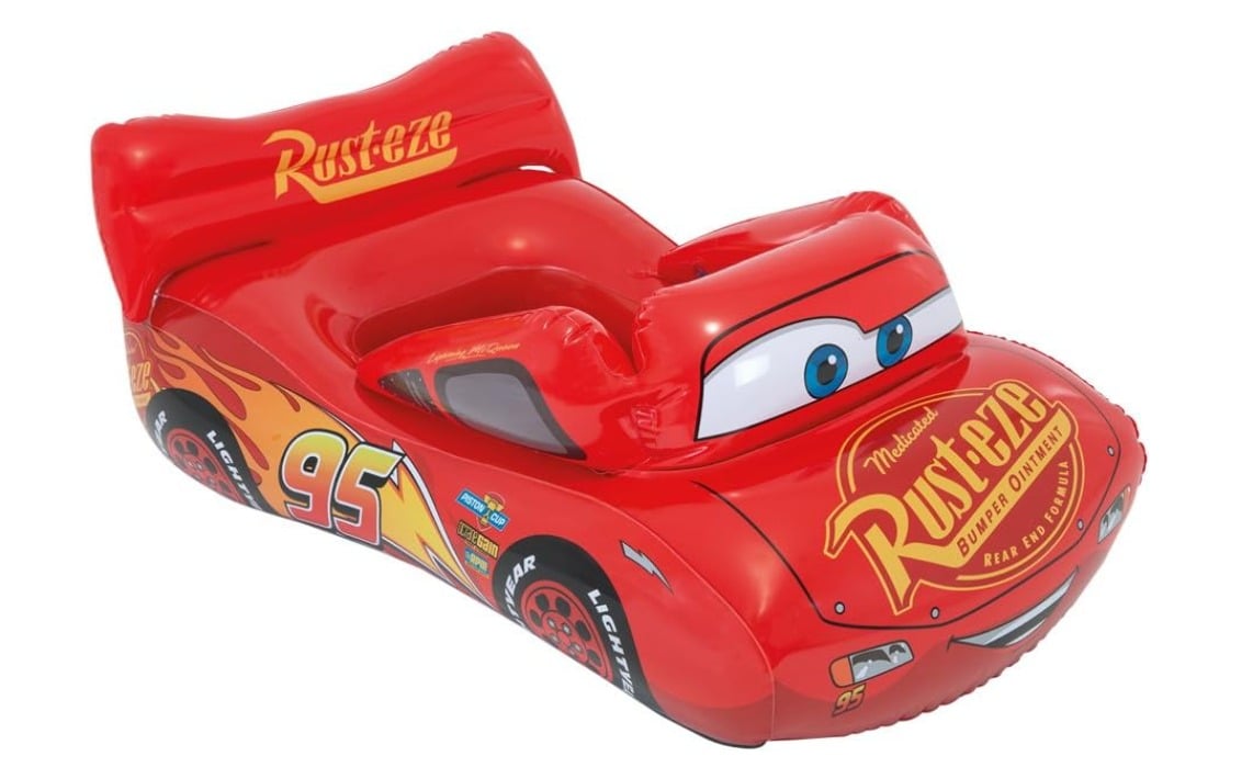 FLOTADOR MODELO CARS DE COLOR ROJO PARA PISCINA - 3